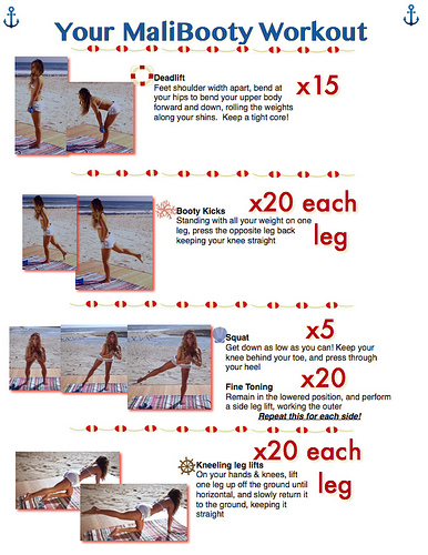I absolutely LOVE how the Tone It Up girls include detailed descriptions on easily printable pages of their workout.